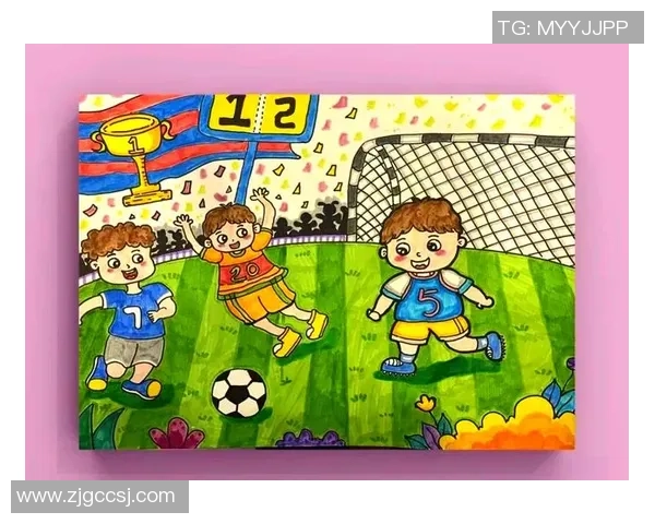 幼儿创意绘画展现足球明星风采的精彩作品欣赏与分享